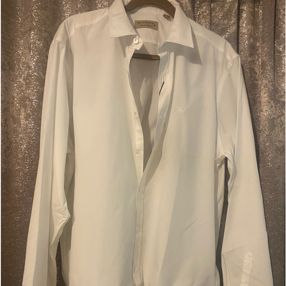 Burberry Men White long sleeve XXXL Brand New